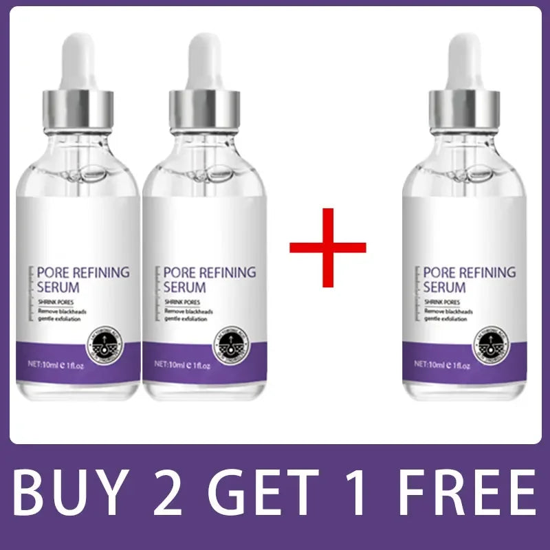 Poro Shrinking Serum Remoção de Rosto Grandes Poros Aperto Reparação Facial Poro Minimizando Essência Cuidados com a Pele Beleza Pele Firme