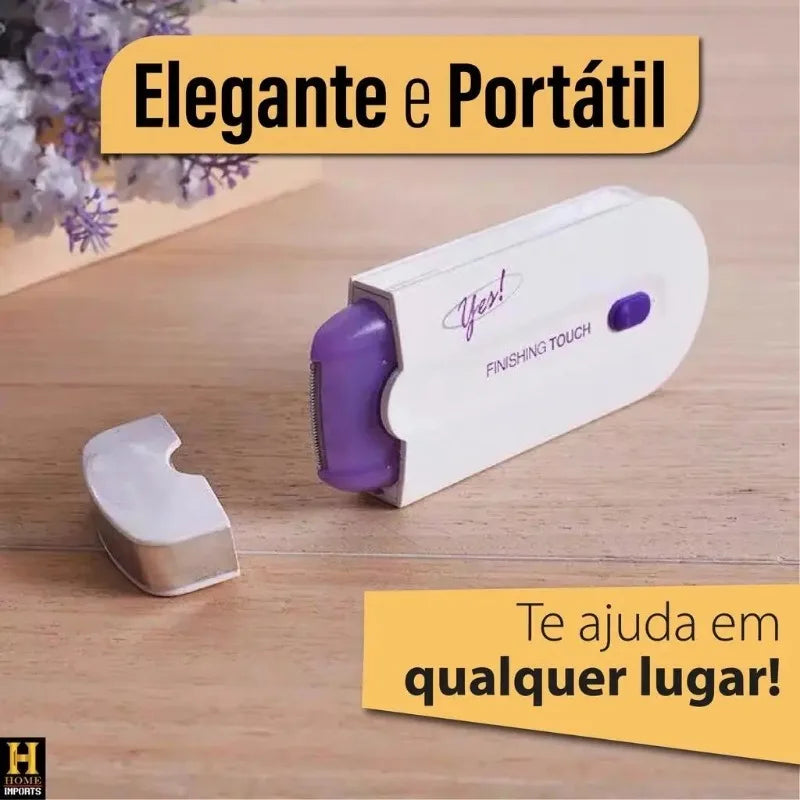 Depilador elétrico feminino para corpo e rosto