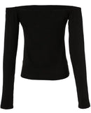 Sexy TeeContrast Lace Cutout Top de manga comprida ew ashion camisa de mulher 2025 outono inverno primavera blusas roupas femininas roupas