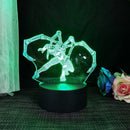 Homem-Aranha 3D Acrílico Luz Noturna USB Estéreo LED Lâmpada de Mesa Luz Fantasma Surpresa Presente de Aniversário LED Luz Usando USB e Bateria