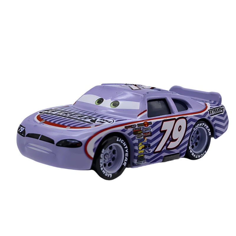 Disney Pixar Cars 3 Lightning Mcqueen Smokey Chick Hicks Collection 1:55 Veículos Diecast Alloy Car Toys Modelo Para Crianças Presente