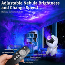 Projetor de Luz de Astronauta Galaxy Star - Projetores de Céu Estrelado, Lâmpada de Decoração para Quarto, Nebulosa, Luz Noturna de LED, Presente para Crianças e Adultos