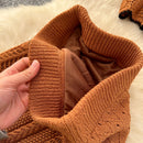 SINGREINY Verão Suave Ternos de Tricô Mulheres Botão Design Manga Curta O Pescoço Tops + Bodycon Saia Gancho Flor Oco 2pcs Set