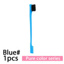 Escova Pente para Cabelo 3 em 1 1-10 Unidades Escova de Dupla Face Pente para Baby Hair & Escova para Sobrancelhas Escova de Alisamento Ferramenta para Cabelo