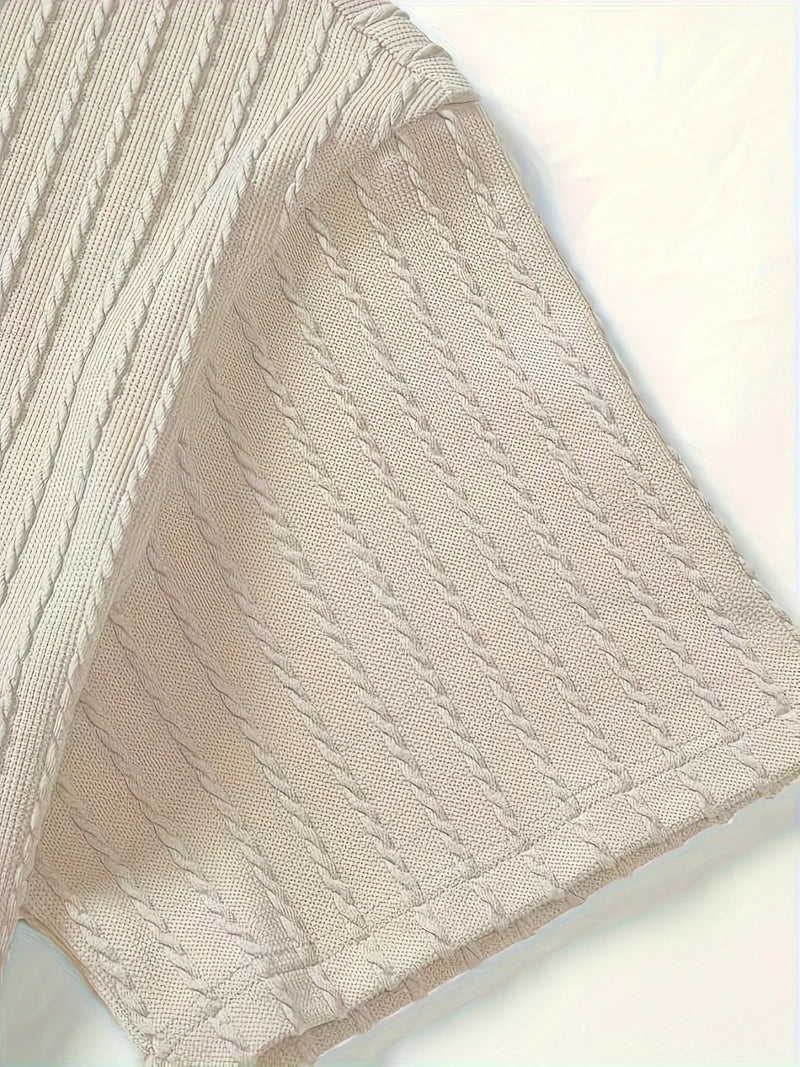 Nova moda masculina esportes de verão cor sólida gola vertical listra T-shirt shorts terno de manga curta