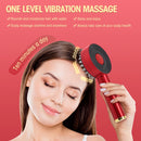 Escova de Cabelo com Luz Vermelha e Azul, Cuidados com o Cabelo, Massagem no Couro Cabeludo, Aplicador de Medicamento para o Couro Cabeludo 6/15ml, Sem Fio, Anti-Queda, Escova de Beleza