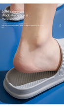 Sandálias Masculinas Femininas da Moda Antiderrapante Resistente ao Desgaste EVA Sola Grossa Chinelos Confortáveis para Casa Chinelos de Banho Banheiro Chinelos