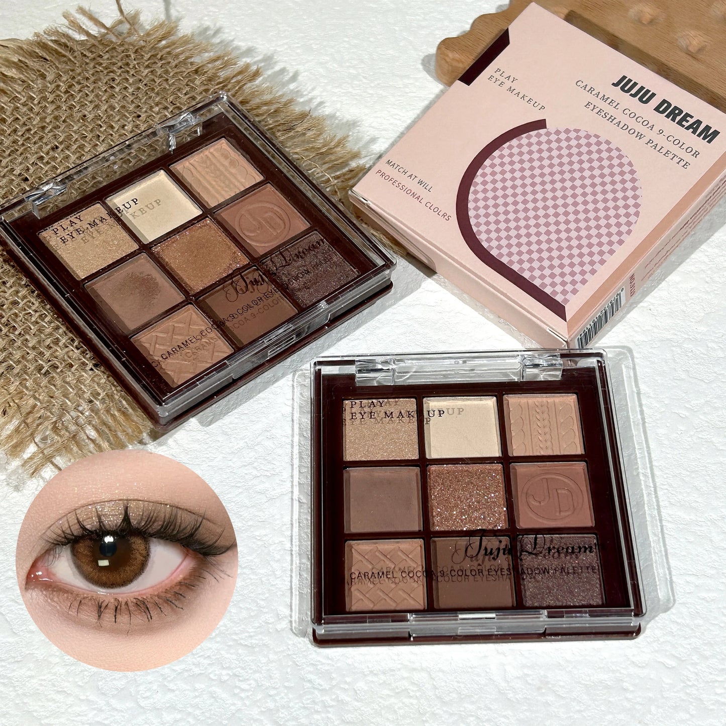 Paleta de Sombras Chocolate Marrom Terra Quente