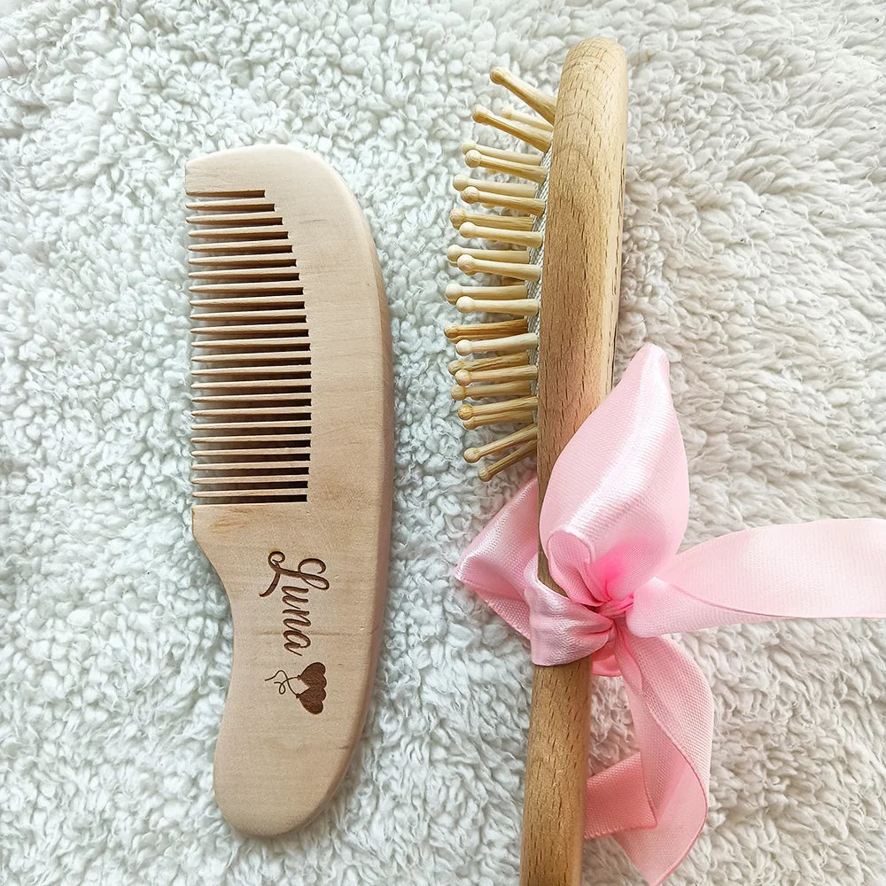 Escova de Cabelo para Bebê Personalizada