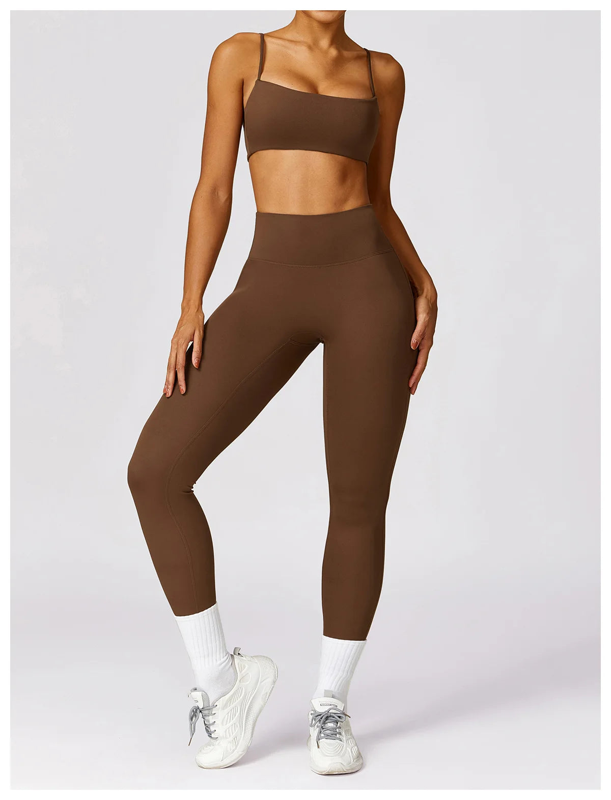 Sexy Fitness Treino Mulheres Conjunto de Ioga Treino Sem Costura Sportswear Roupas de Ginástica Sutiã Esportivo Top Leggings de Cintura Alta Ternos Esportivos
