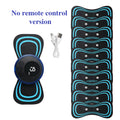 Mini massageador de pescoço EMS portátil Maca de pescoço elétrica para alívio da dor muscular cervical e remendo de massagem de relaxamento de ombro