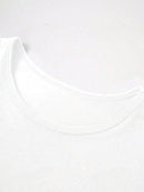 Camisetas Femininas Básicas Decote Redondo Manga Curta Tops Curtos Tops Fofos de Verão Camisetas Slim Fit Y2k Roupas 2024