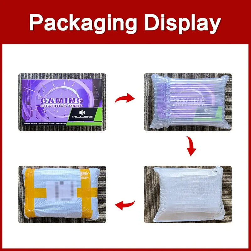 Brasil em Estoque Placa de Vídeo MLLSE AMD Radeon RX 580 8GB GDDR5 256-bit 2048SP PCIe 3.0 x16 para Desktops Placa de Video para Jogos