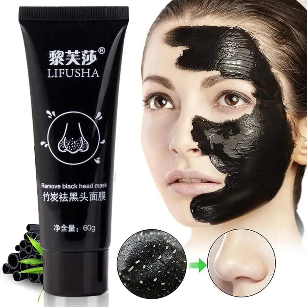 Máscara Facial de Lama com Carvão Vegetal de Bambu 60g