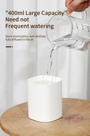 Umidificador de Ar USB Mini 400ml Difusor de Óleo Essencial Aromático para Casa e Carro Difusor Ultrassônico Silencioso com Névoa e Lâmpada LED Colorida