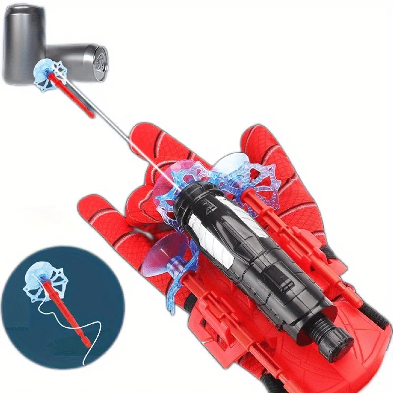 AIUAZA Personagem Brinquedos Cosplay Luvas Lançador Conjunto Lançador Brinquedos de Pulso Acessórios Adereços Brinquedos Ao Ar Livre Presente Infantil