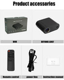 DITONG proyector 4k projetor led 1080p Android com Dual WiFi 6 e Bluetooth AutoFocus Home Theater HD Native smart home