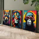 Conjunto moderno de 3 jogos Graffiti Wall Art Canvas Filho Irmão Presente Pintura Gamer Posters para sala de estar Meninos Quarto Home Decor