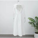 Elegante Branco Plissado A Linha Grande Hem Vestido de Festa Moda Feminina Slash Neck Slim Backless Vestidos 2025 Vestes Femininas Do Clube Verão