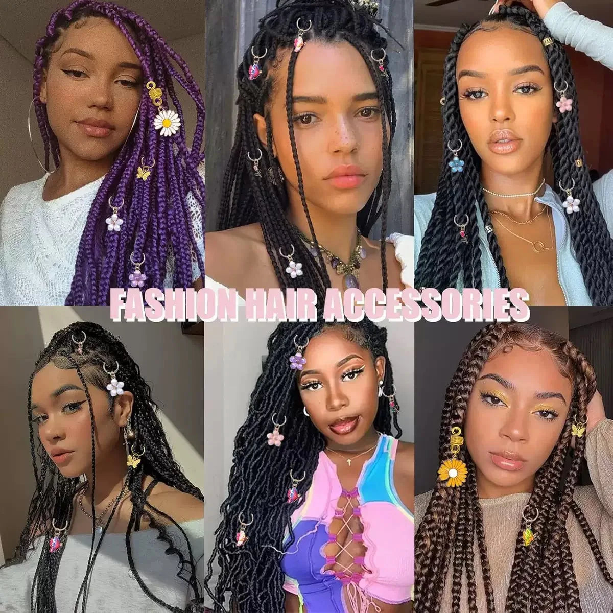 Conjunto de 24 peças de acessórios de cabelo