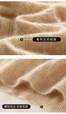 Pilha pescoço camisola mulheres 2025 outono einverno novo 100% puro vison cashmere camisola moda feminina malha pulôver de manga comprida