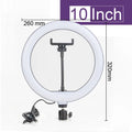 Luz de Anel LED 14 polegadas para Fotografia - Tripé com Luz de Anel para Transmissão ao Vivo
