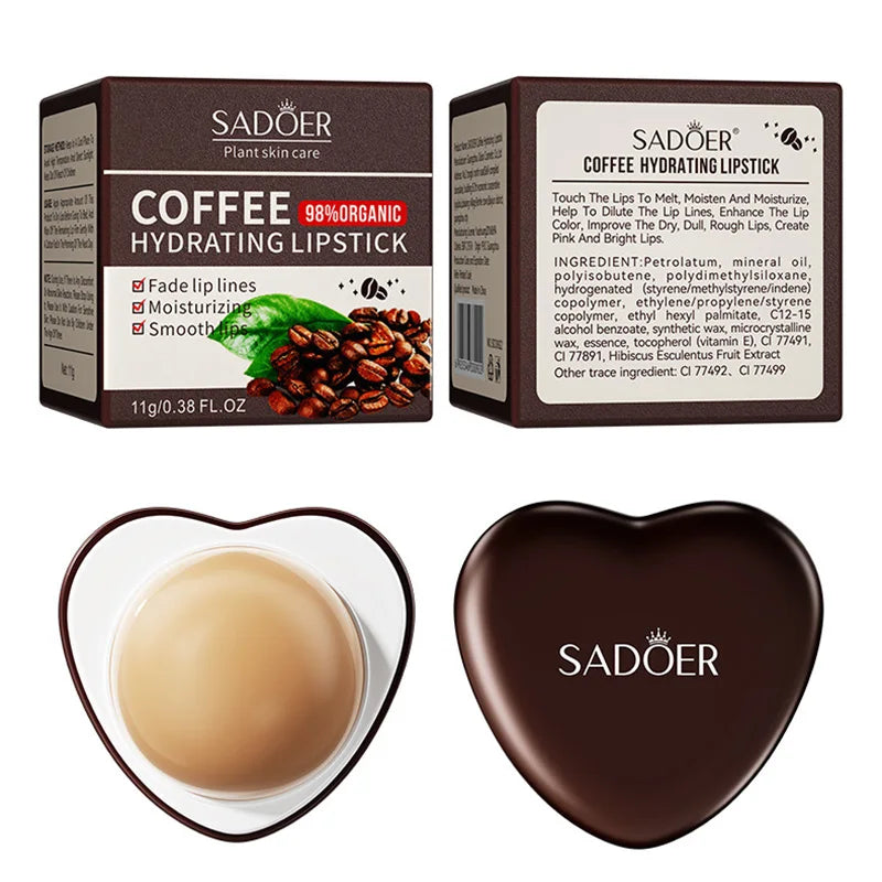 Máscara Labial Hidratante SABOR café
