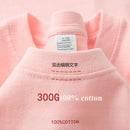 Camiseta de algodão de verão resistente 300 gramas algodão puro americano manga curta camiseta masculina casual base top camiseta grande