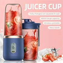 Liquidificador Portátil de Suco Usb Recarregável, Máquina de Copo de Suco com 6 Lâminas, Liquidificador Automático de Smoothie de Frutas