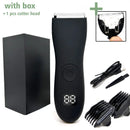 Aparador de Cabelo para Homens Áreas Íntimas Zonas Lugares Depilador Barbeador Elétrico Máquina de Barbear para Homem Barba Depilação Corte