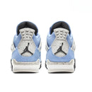 Nike Air Jordan 4 Basketball Shoes Men Shock-absorbent Anti-skid Special Edition Waterproof Mid-top Basketball Shoe Blue