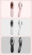 Massageador de Luz Vermelha e Azul Pente Massageador de Cabelo Aplicador para Couro Cabeludo Massageador de Cabeça Pente de Massagem Elétrico Pente de Massagem Capilar com Nano Vibração