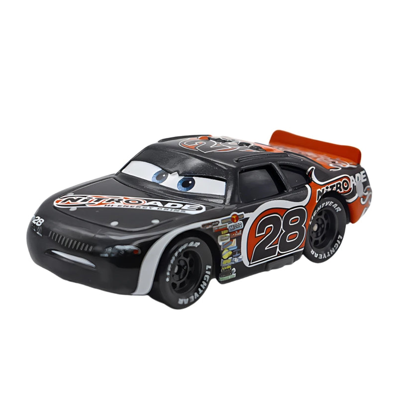 Disney Pixar Cars 3 Lightning Mcqueen Smokey Chick Hicks Collection 1:55 Veículos Diecast Alloy Car Toys Modelo Para Crianças Presente