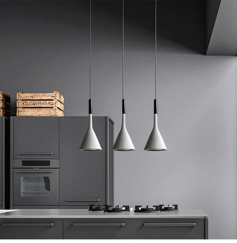 Luzes pendentes led modernas luz branca E27 para luminárias de cozinha Mesa de quarto Sala de jantar Abajur pendurado Lustre doméstico