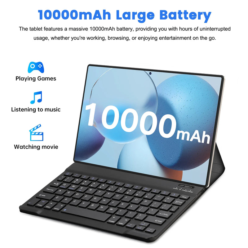 2025 Novo 11 polegadas Pad 6S Pro Tablet Android 15 16GB + 1024GB 10000mah 5G WiFi Dual SIM Card Tablet PC Global Tablette Google Mi Tab