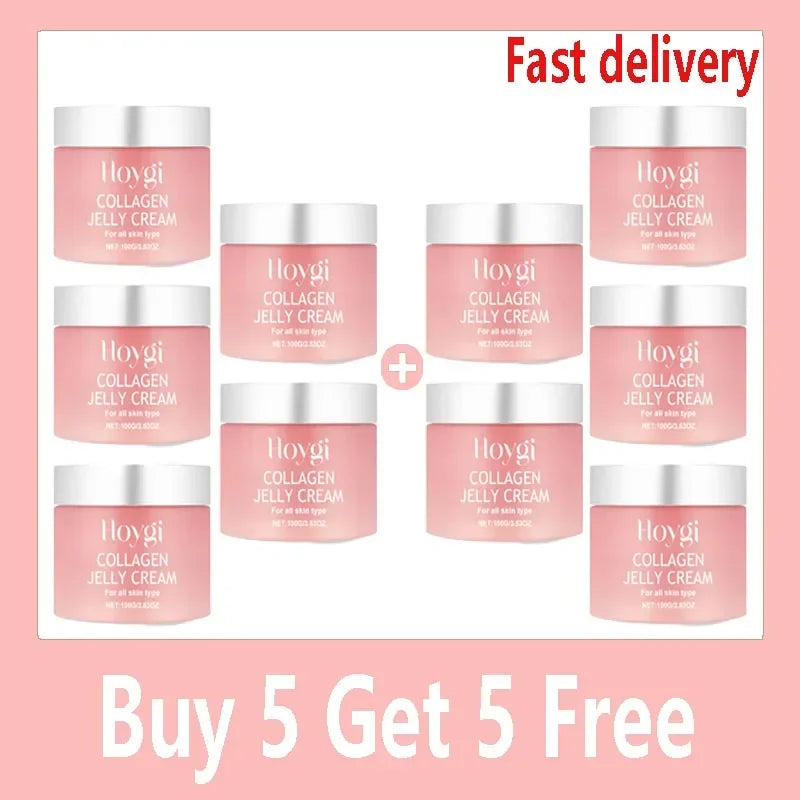 Creme Gel de Colágeno com Niacinamida para Rosto 100ml - Efeito Firmador, Calmante, Hidratante, Anti-idade