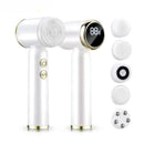 Escova de Limpeza Elétrica 6 em 1 Limpador Facial Ultrassônico Rotativo Limpeza Profunda, Esfoliação e Cuidados Suaves com a Pele