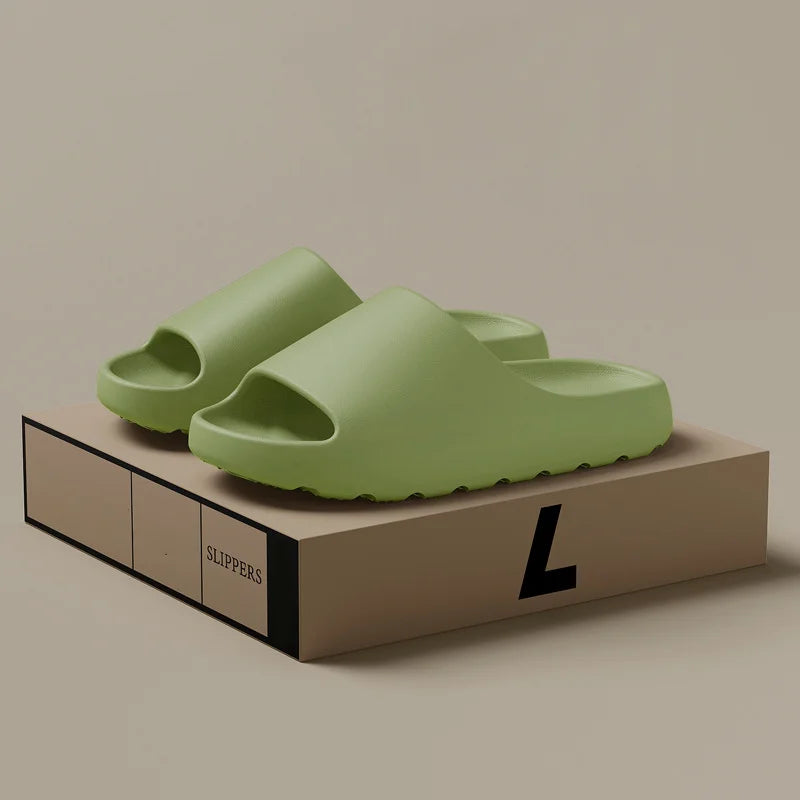 Casual Design Inovador Sapatos Homens EVA Soft-soled Leve Casa Chinelos de Alta Qualidade Exclusivo Marca Slides Em estoque