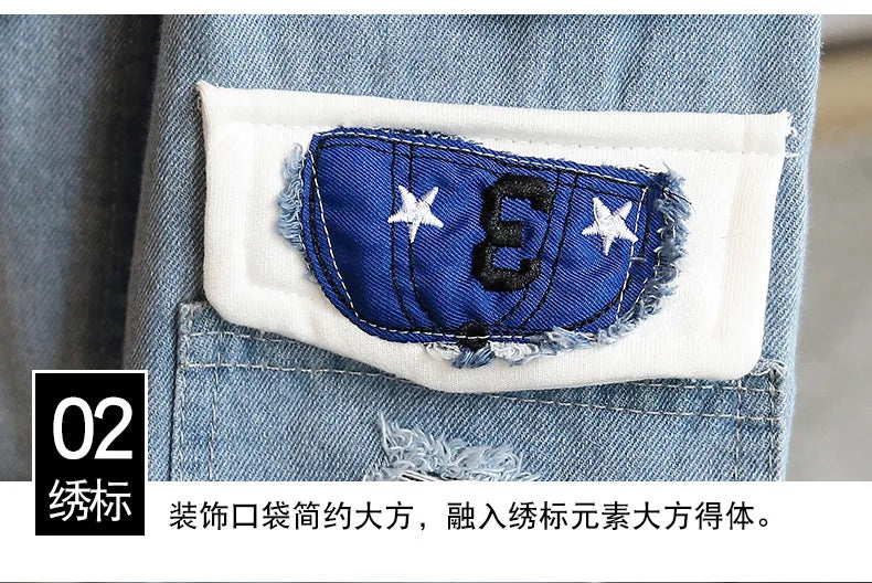 Lilo&stitch Hip Hop Jaquetas Jeans com Capuz para Homens Roupas Femininas Outono Inverno Jaqueta Masculina Patchwork Jaqueta Jeans Streetwear Roupas