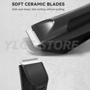 Máquina de corte de cabelo profissional Aparador de barba Barbeador elétrico para homens Áreas íntimas Máquina de barbear de cabelo Máquina de barbear de segurança Navalha Clipper