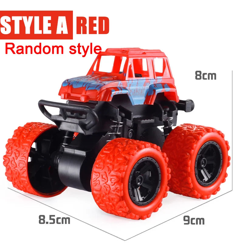 Puxe para trás o carro de brinquedo Rotação inercial do carro Veículo off-road com tração nas quatro rodas SUV Racing Power Car Toy CarGift para crianças