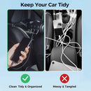 Carregador de apoio de cabeça retrátil para trás multi USB-C rápido para Android, Apple para iPhone, Samsung, acessório para notebook