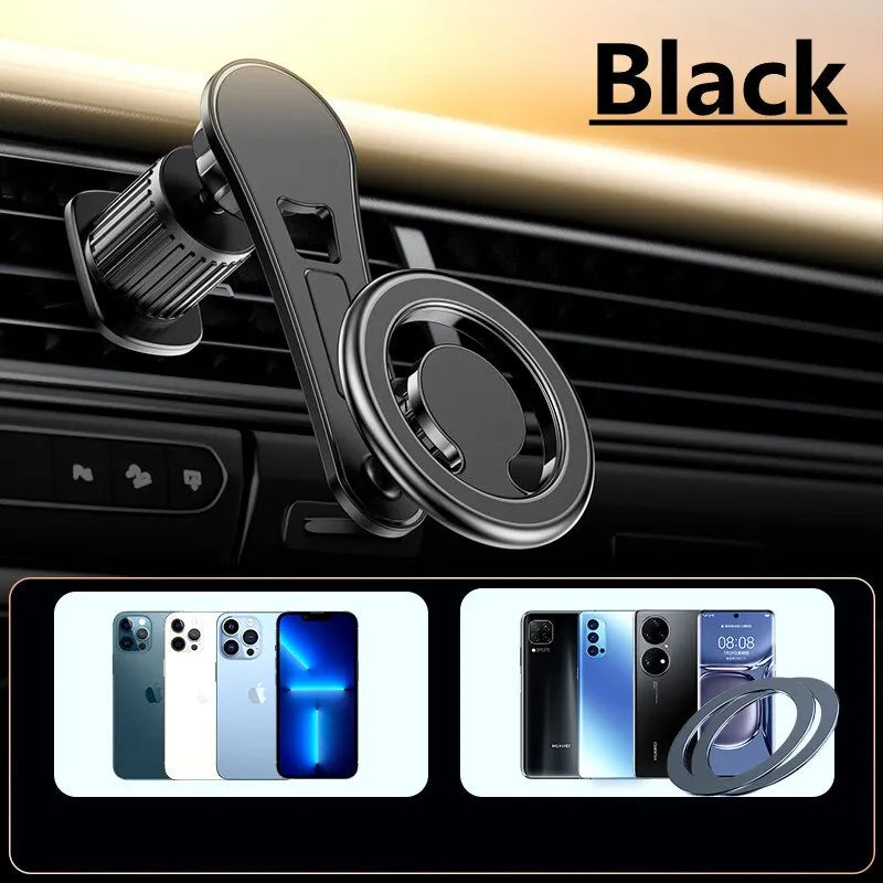 Suporte Magnético para Celular no Carro com Montagem para GPS - Suporte para iPhone 15 14 13 e Samsung Xiaomi Compatível com MagSafe