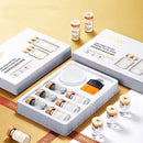 1 Caixa de Máscara em Pó Liofilizado de Peptídeo de Colágeno Set Levanta e Firme o Rosto em V Ácido Hialurônico Clareia, Hidrata e Rejuvenesce a Pele