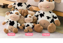 26 CM Simulação Animais de Gado Brinquedos de Pelúcia Cartoon Leite Vaca Boneca de Pelúcia Macio Suéter de Pelúcia Travesseiro de Vaca Brinquedo de Decoração de Casa