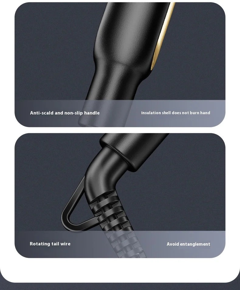 Mini Chapinha e Modelador 2 em 1 - Cerâmica, Aquecimento Rápido 140-220°C - Prancha Portátil para Cabelos Curtos e Viagens