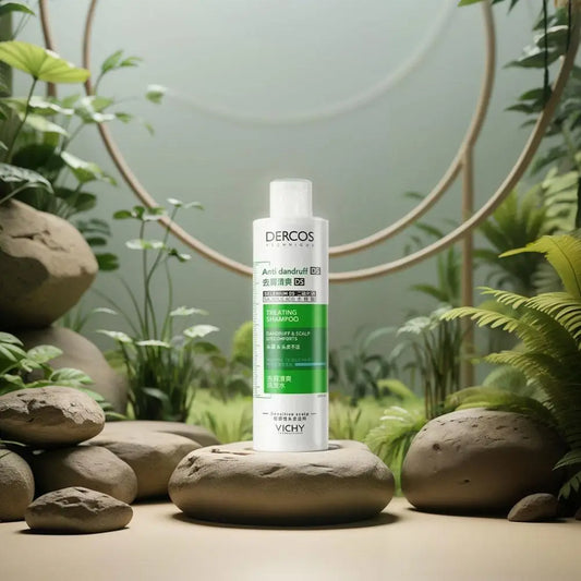 Shampoo Dercos Green Label Limpeza Profunda Hidratante Anti-Caspa