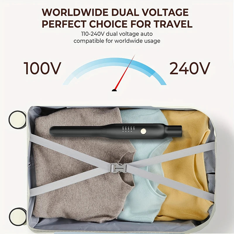 Mini Chapinha e Modelador 2 em 1 - Cerâmica, Aquecimento Rápido 140-220°C - Prancha Portátil para Cabelos Curtos e Viagens