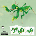 Conjunto de Brinquedos de Blocos de Construção de Insetos Joaninha - Brincadeira Duradoura para Crianças, Ótimos Modelos Colecionáveis Libélula Mantis Mosca Doméstica & Mais