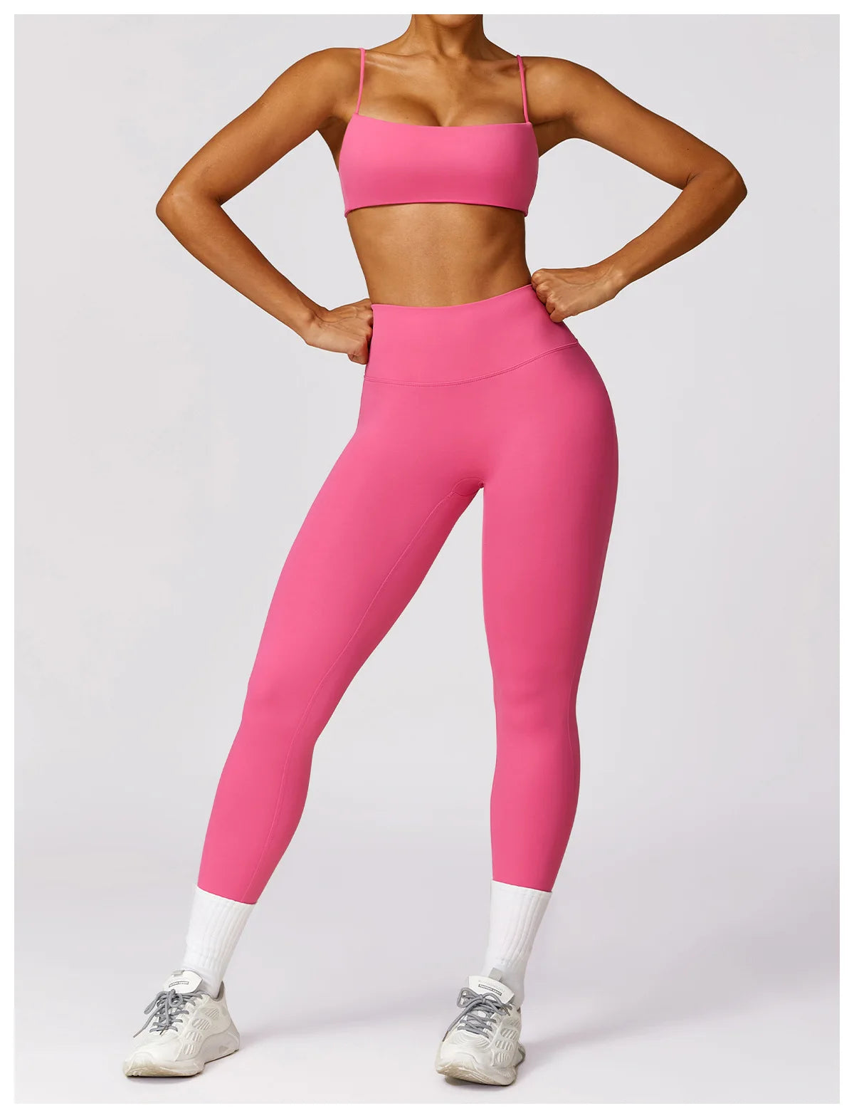 Sexy Fitness Treino Mulheres Conjunto de Ioga Treino Sem Costura Sportswear Roupas de Ginástica Sutiã Esportivo Top Leggings de Cintura Alta Ternos Esportivos
